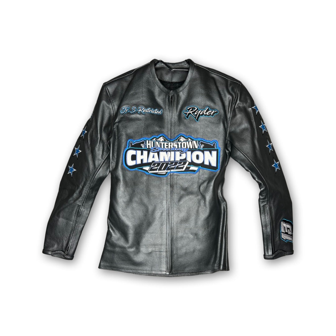 LEATHER KARTING JACKET